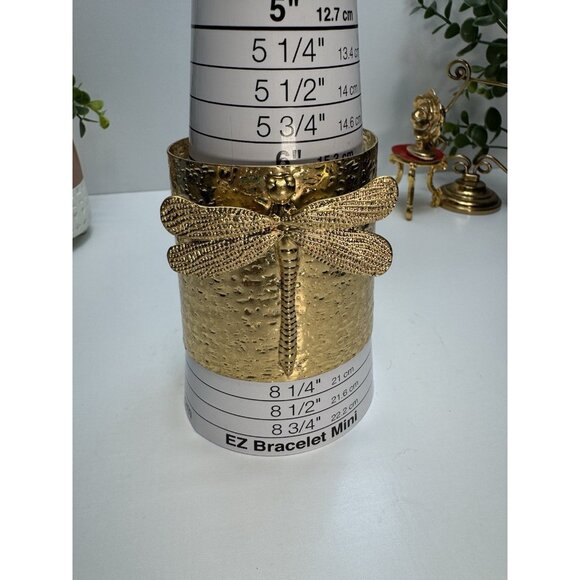 ZARA Gold Tone Oversized  Cuff Bracelet Statement Runway Fashion Jewelry - Picture 3 of 6